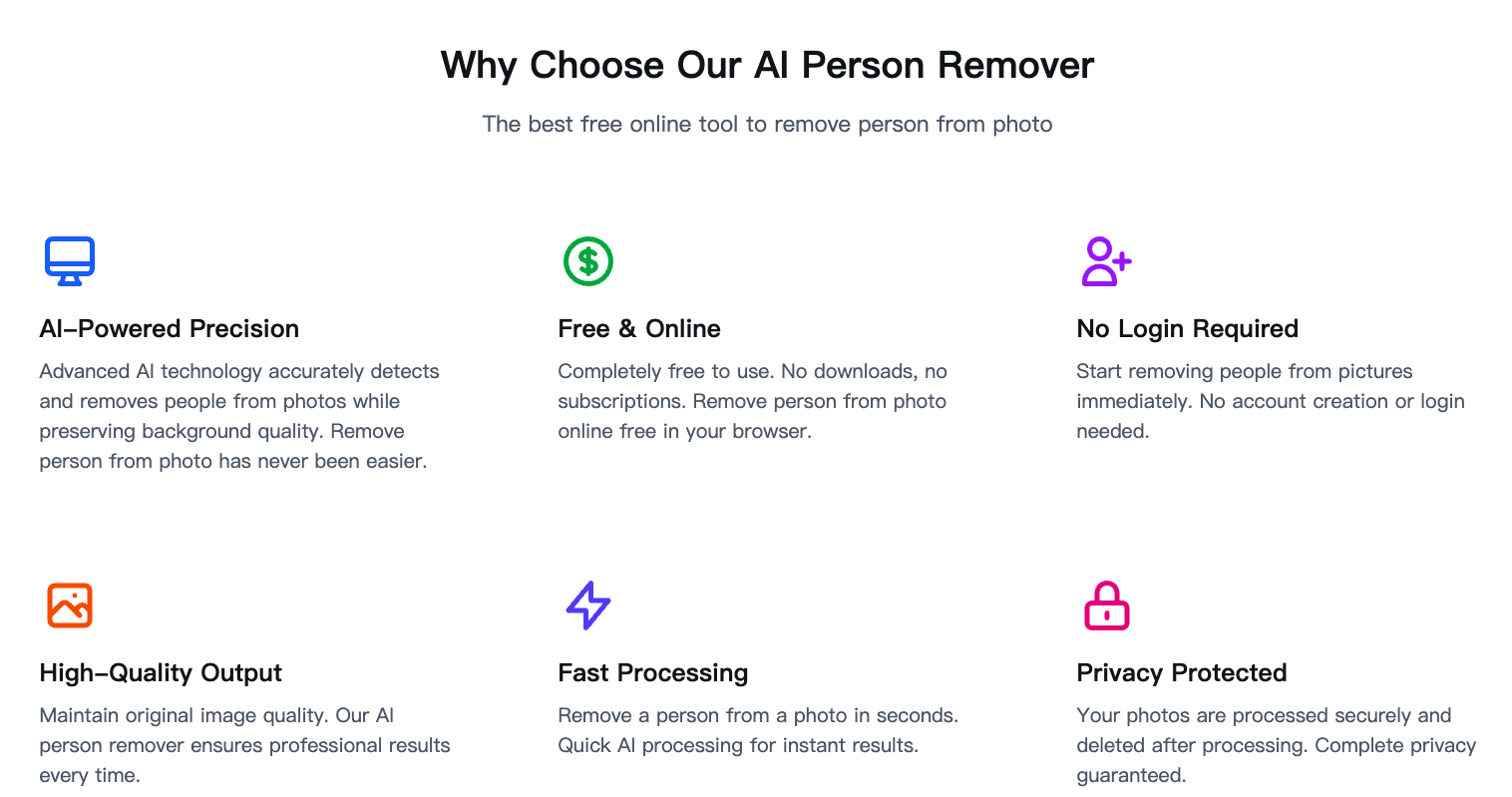Remove Person from Photo Demo